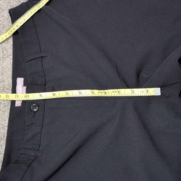 Chico's Black Straight Leg Slacks Work Pants Women's Size 1(8) Short - Picture 6 of 9